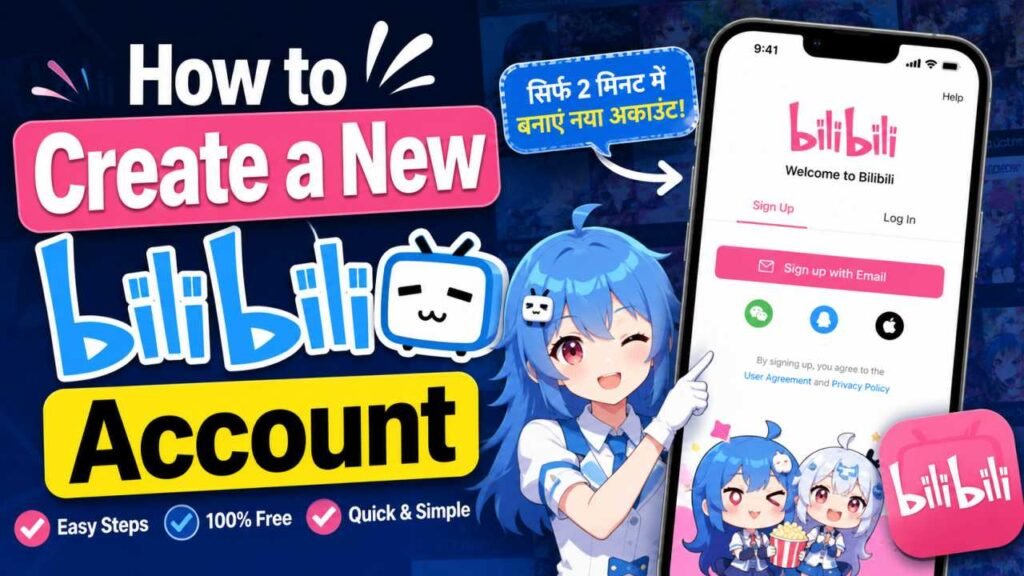 Bilibili App में Login कैसे करें?