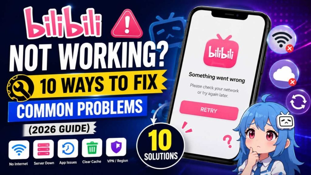 Bilibili Not Working? इसे ठीक करने के 10 आसान तरीके (2026 गाइड)