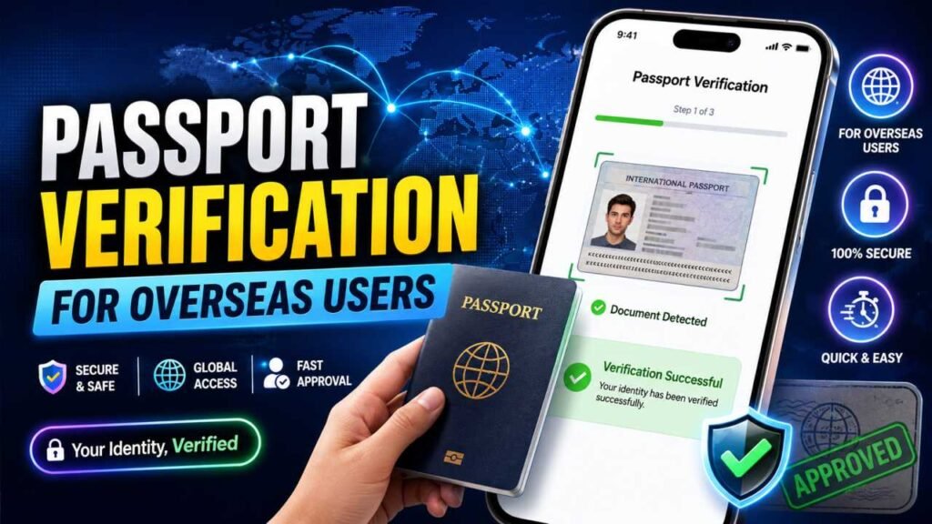 Overseas Users के लिए Passport Verification